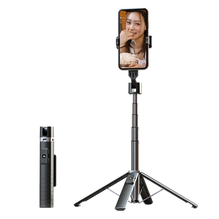 Phone Tripod Stand with Bluetooth Remote – Compact & Easy to Use - Image 6