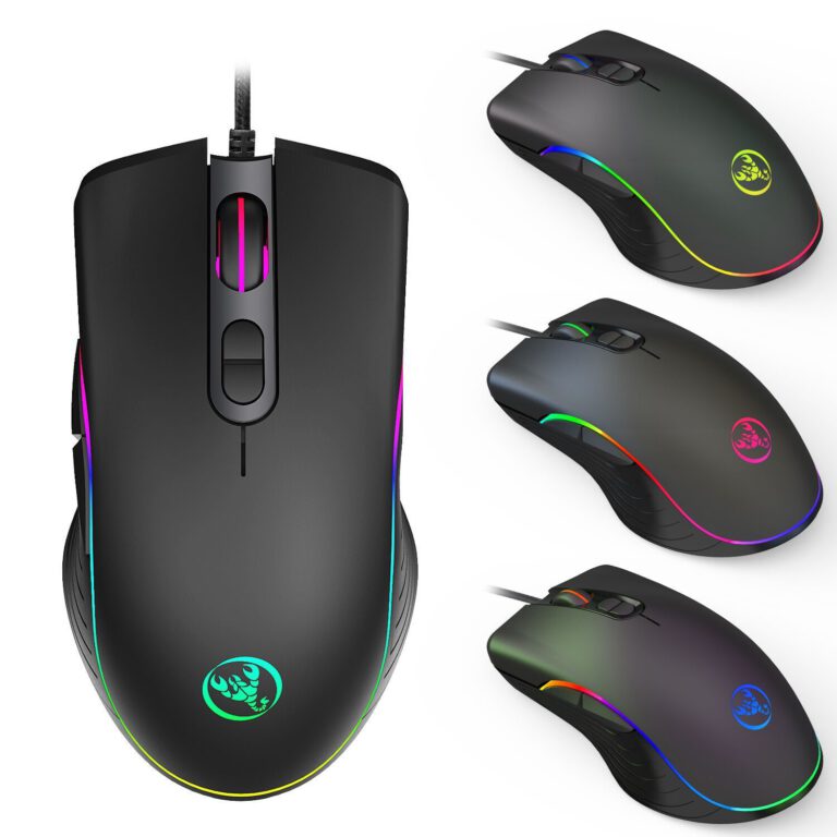 GlowTrack™ Wired Gaming Mouse – LED Lights & Precision Control