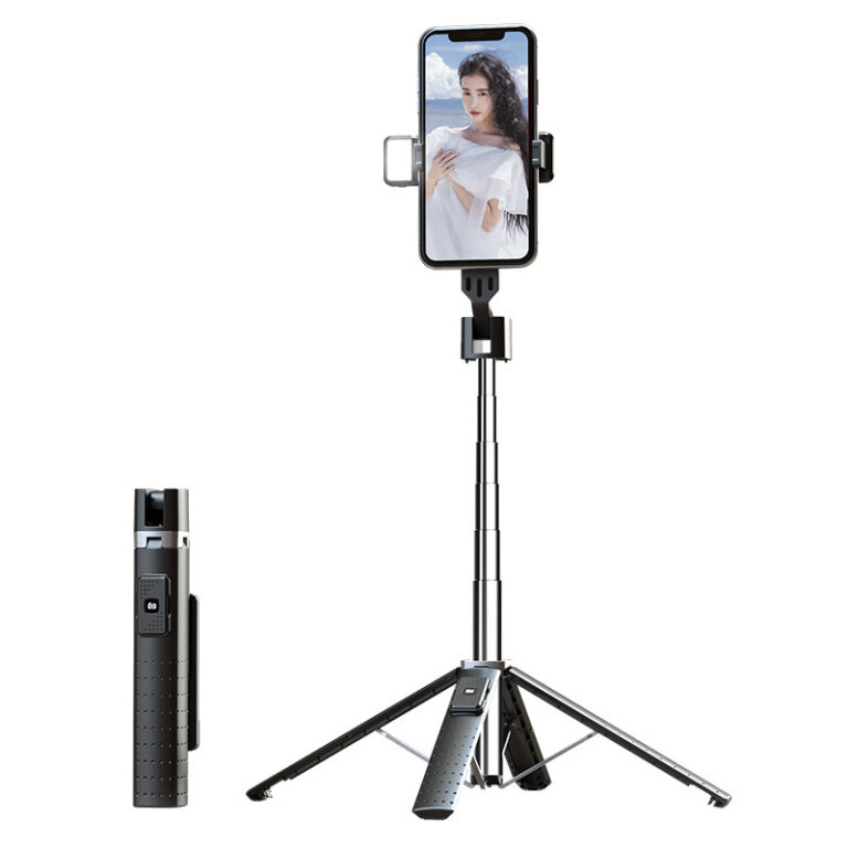 Phone Tripod Stand with Bluetooth Remote – Compact & Easy to Use - Image 9