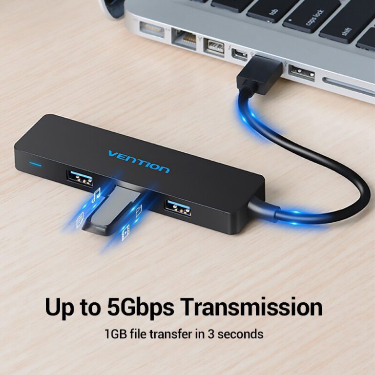 USB 3.0 Hub – 4-Port Splitter for Laptops, PCs & Accessories - Image 9