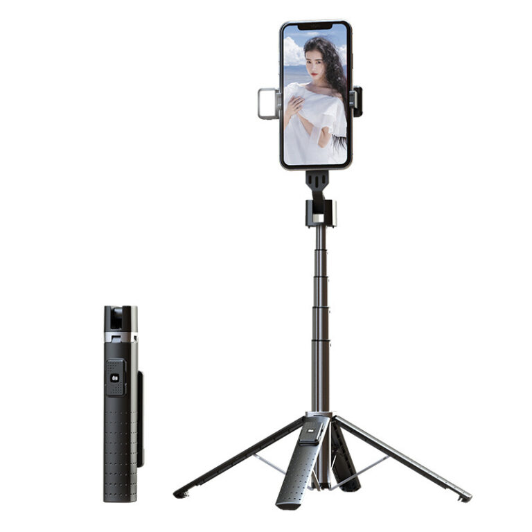 Phone Tripod Stand with Bluetooth Remote – Compact & Easy to Use - Image 7