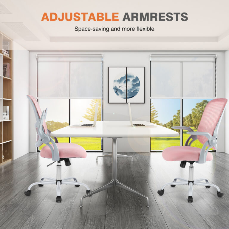 Tall Office Chair with Adjustable Foot Ring – Great for Standing Desks & Counters - Image 3