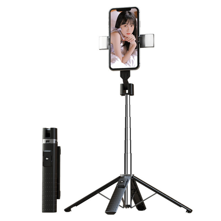Phone Tripod Stand with Bluetooth Remote – Compact & Easy to Use - Image 5