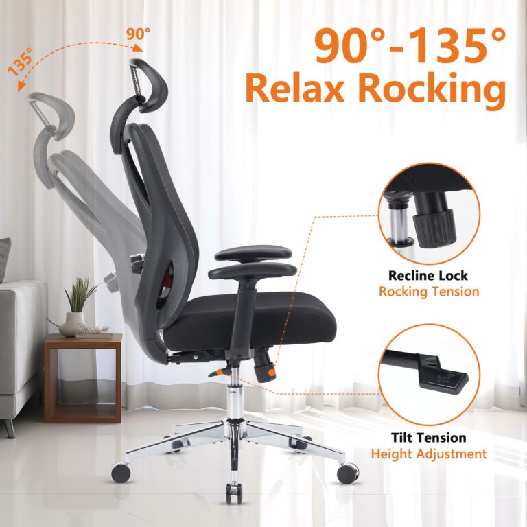 Ergonomic Office Chair – Padded Seat with Back Support for Daily Use - Image 5