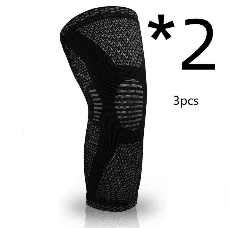 FlexGuard™ Knitted Sports Knee Pads – Breathable Support for Workouts & Recovery - Image 4