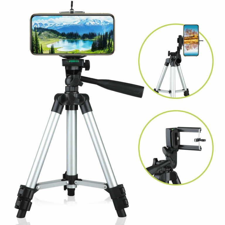 Camera & Phone Tripod Stand – Adjustable, Portable & Live Stream Ready
