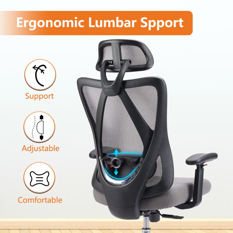 Ergonomic Office Chair – Padded Seat with Back Support for Daily Use - Image 6
