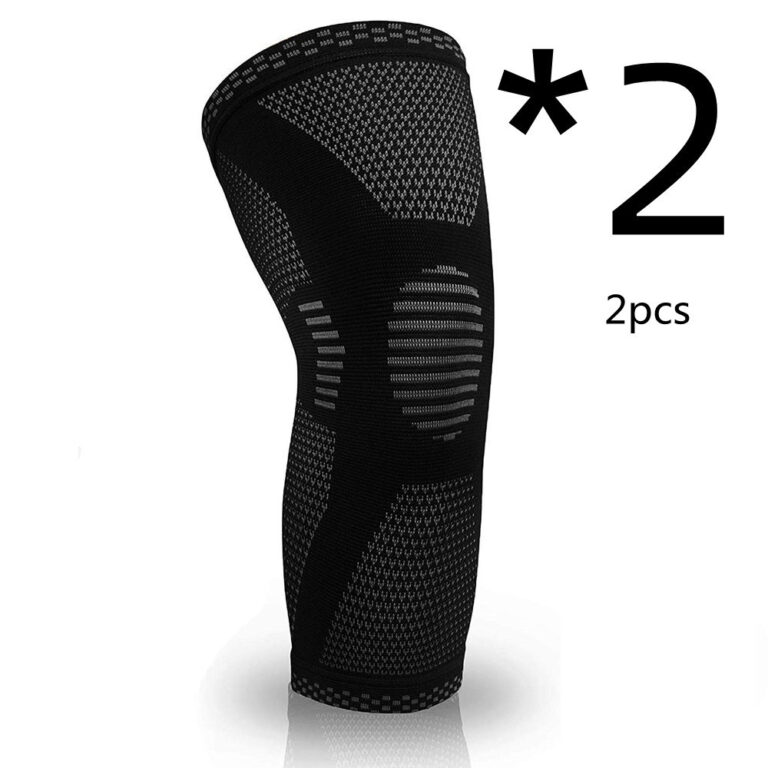 FlexGuard™ Knitted Sports Knee Pads – Breathable Support for Workouts & Recovery - Image 3