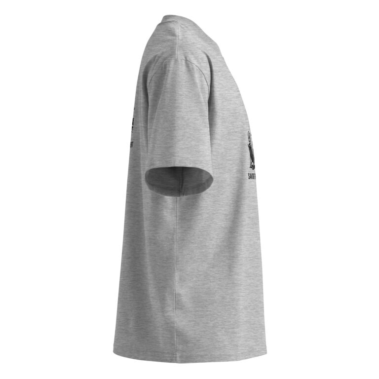 Unisex organic oversized high neck t-shirt - Image 7