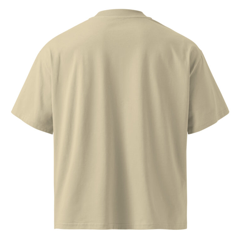 Unisex organic oversized high neck t-shirt - Image 3