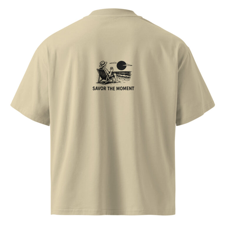 Unisex organic oversized high neck t-shirt - Image 10