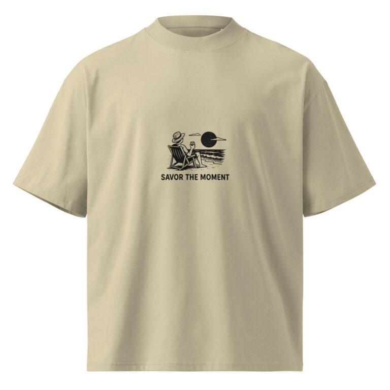 Unisex organic oversized high neck t-shirt - Image 9