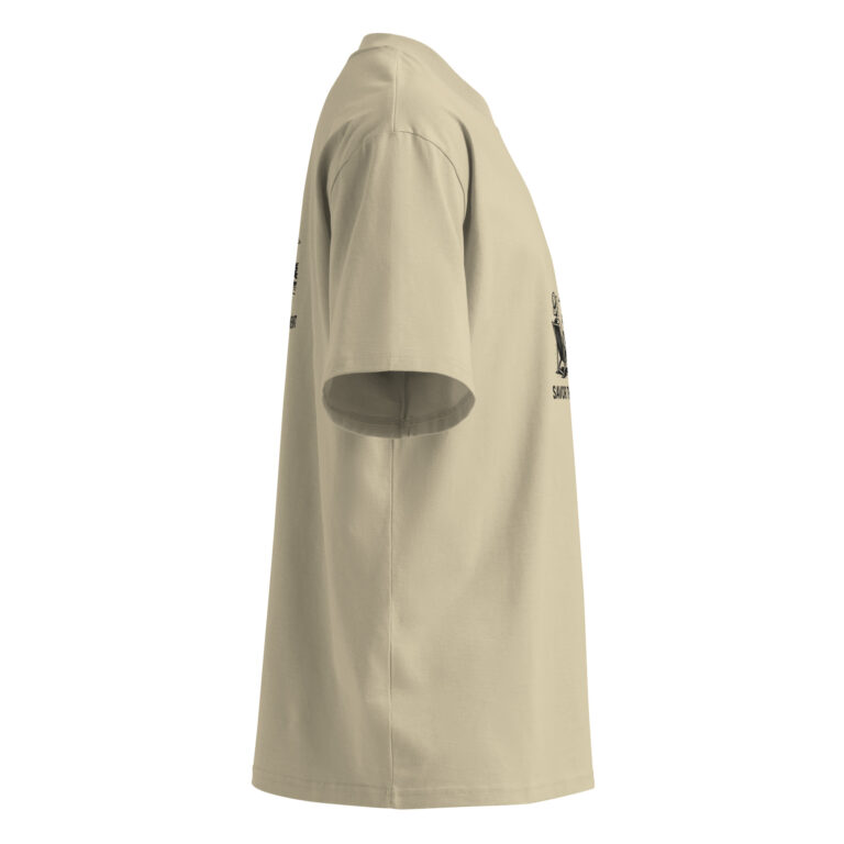 Unisex organic oversized high neck t-shirt - Image 11