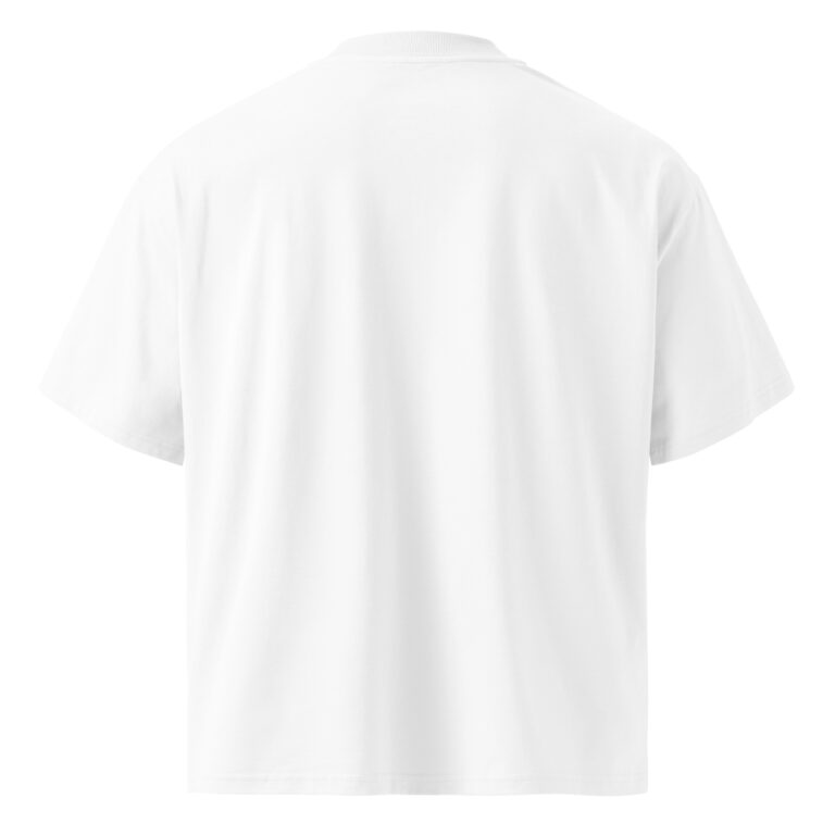 Unisex organic oversized high neck t-shirt - Image 5