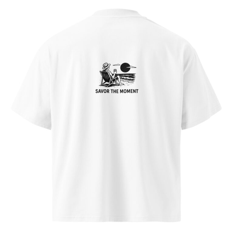 Unisex organic oversized high neck t-shirt - Image 13