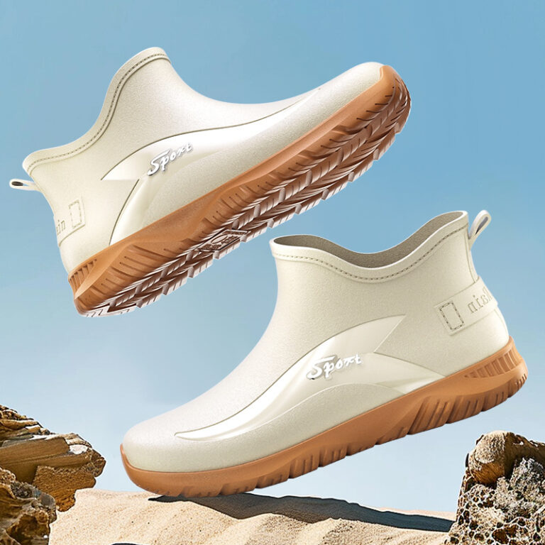 Fashion Non-slip Flat Short Rubber Boots Men - Image 7