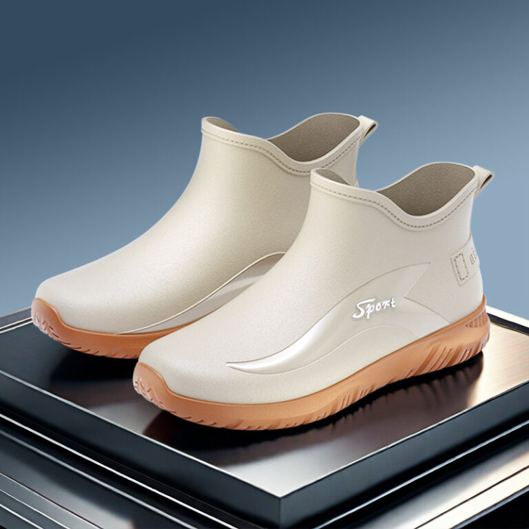 Fashion Non-slip Flat Short Rubber Boots Men - Image 3