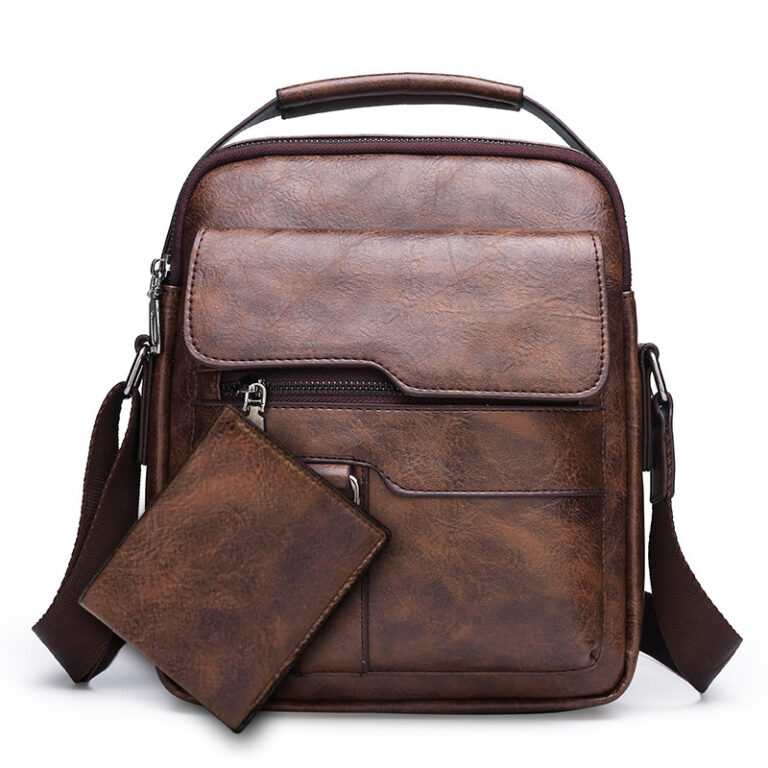 Casual Crossbody Men's Document Small Backpack - Image 9