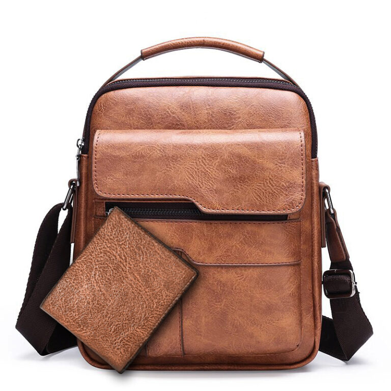 Casual Crossbody Men's Document Small Backpack - Image 6