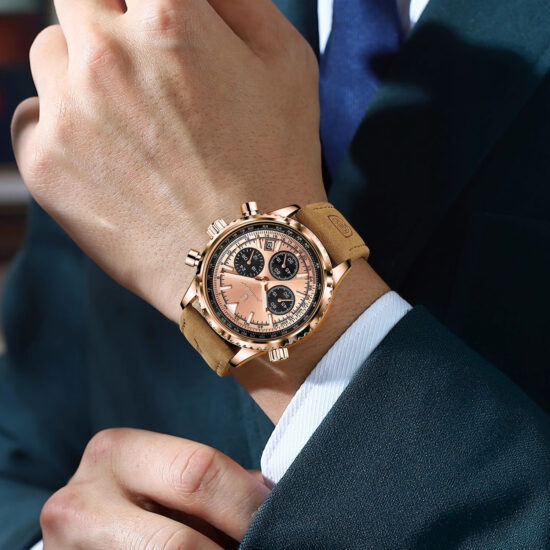 Men's Multifunctional Fashionable Waterproof Night Light Watch